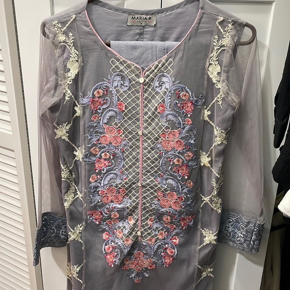3pc Maria b cotton shalwar kameez